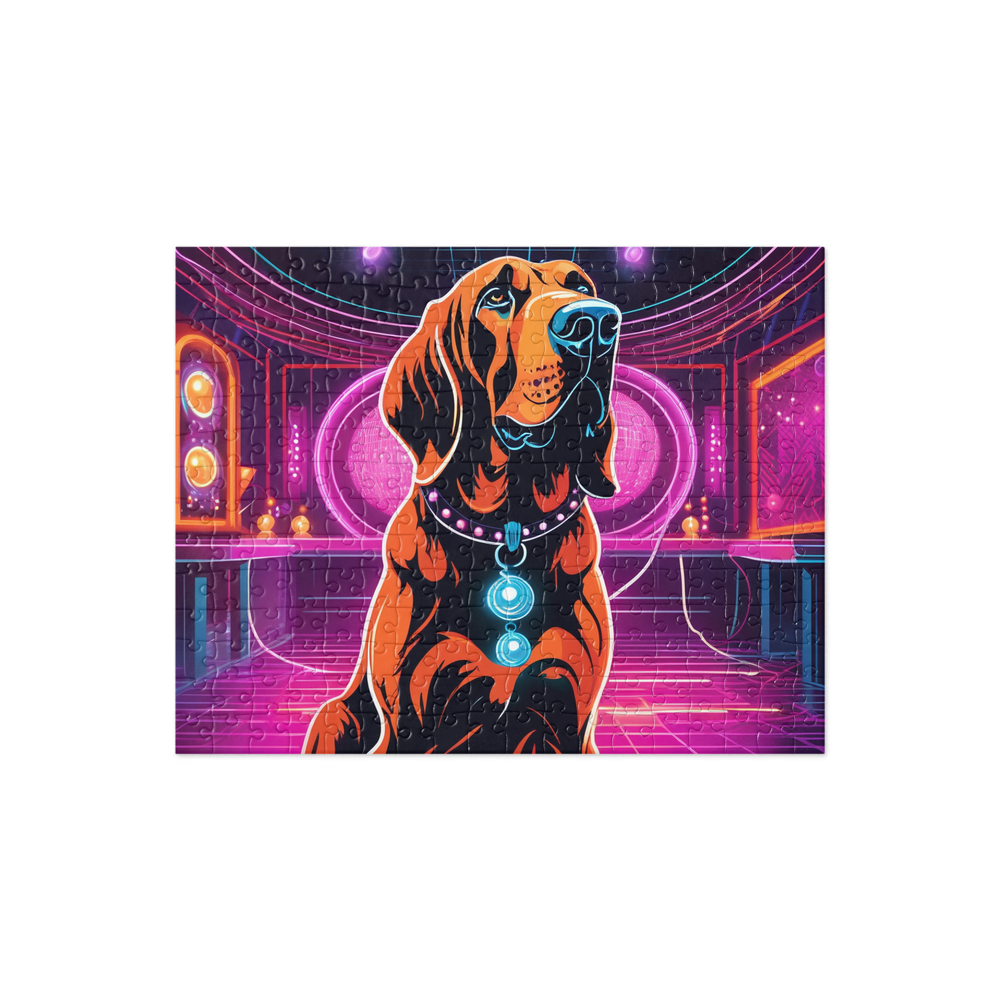 PugMug Custom Bloodhound Jigsaw Puzzle