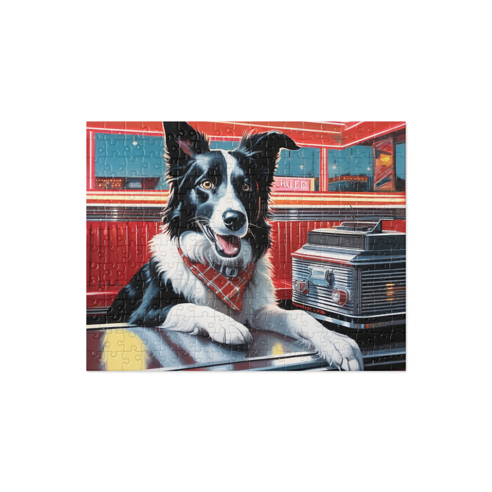 PugMug Custom Border Collie Jigsaw Puzzle