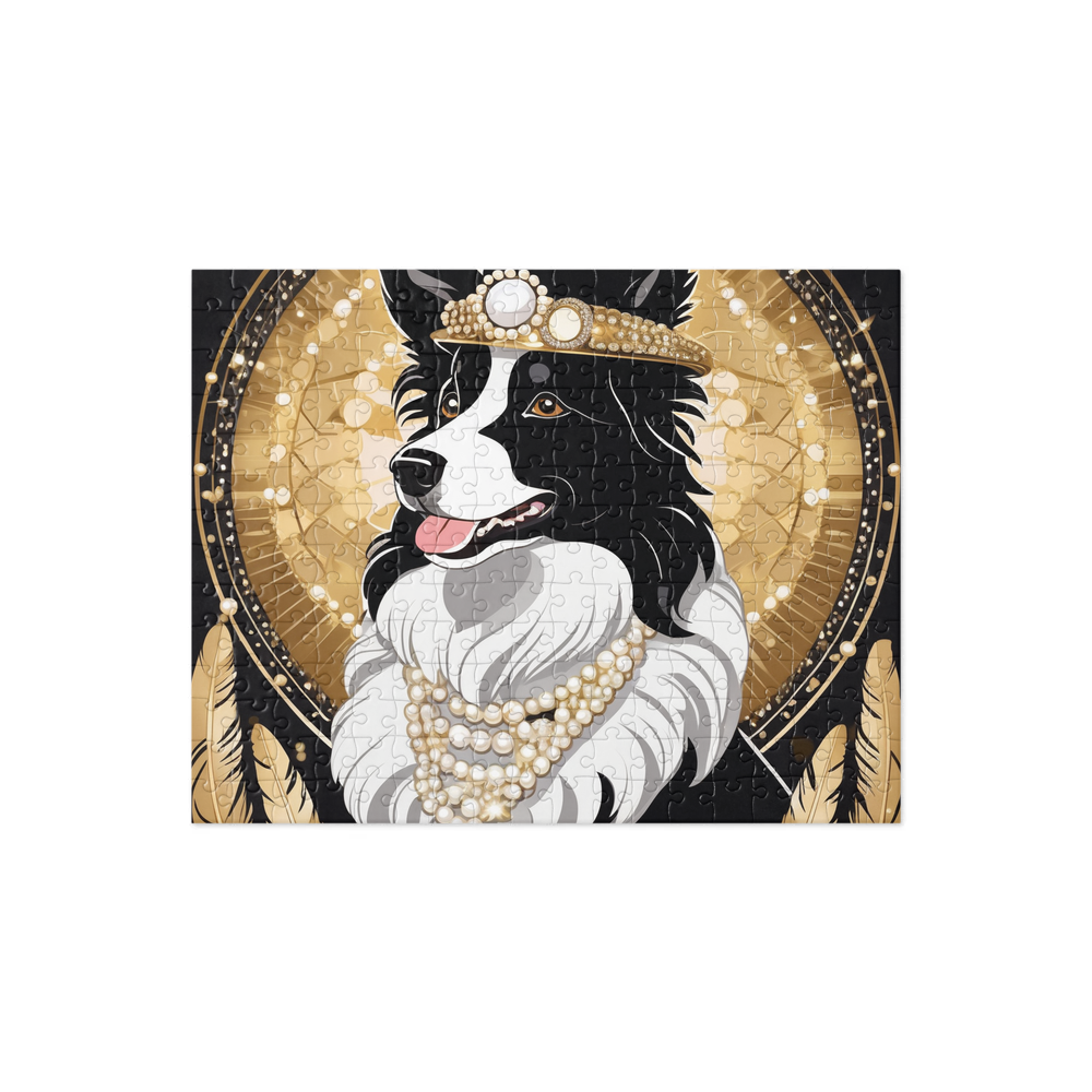 PugMug Custom Border Collie Jigsaw Puzzle