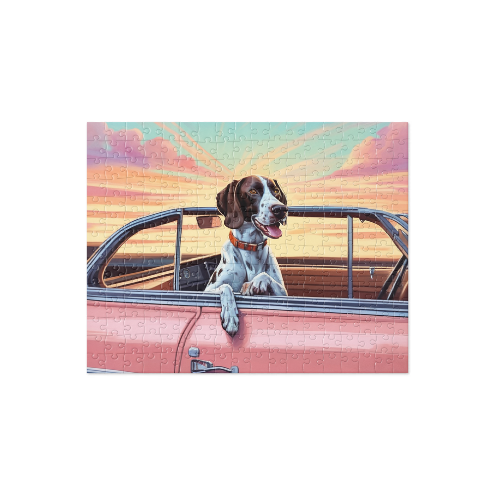 PugMug Custom Pointer Dog Jigsaw Puzzle
