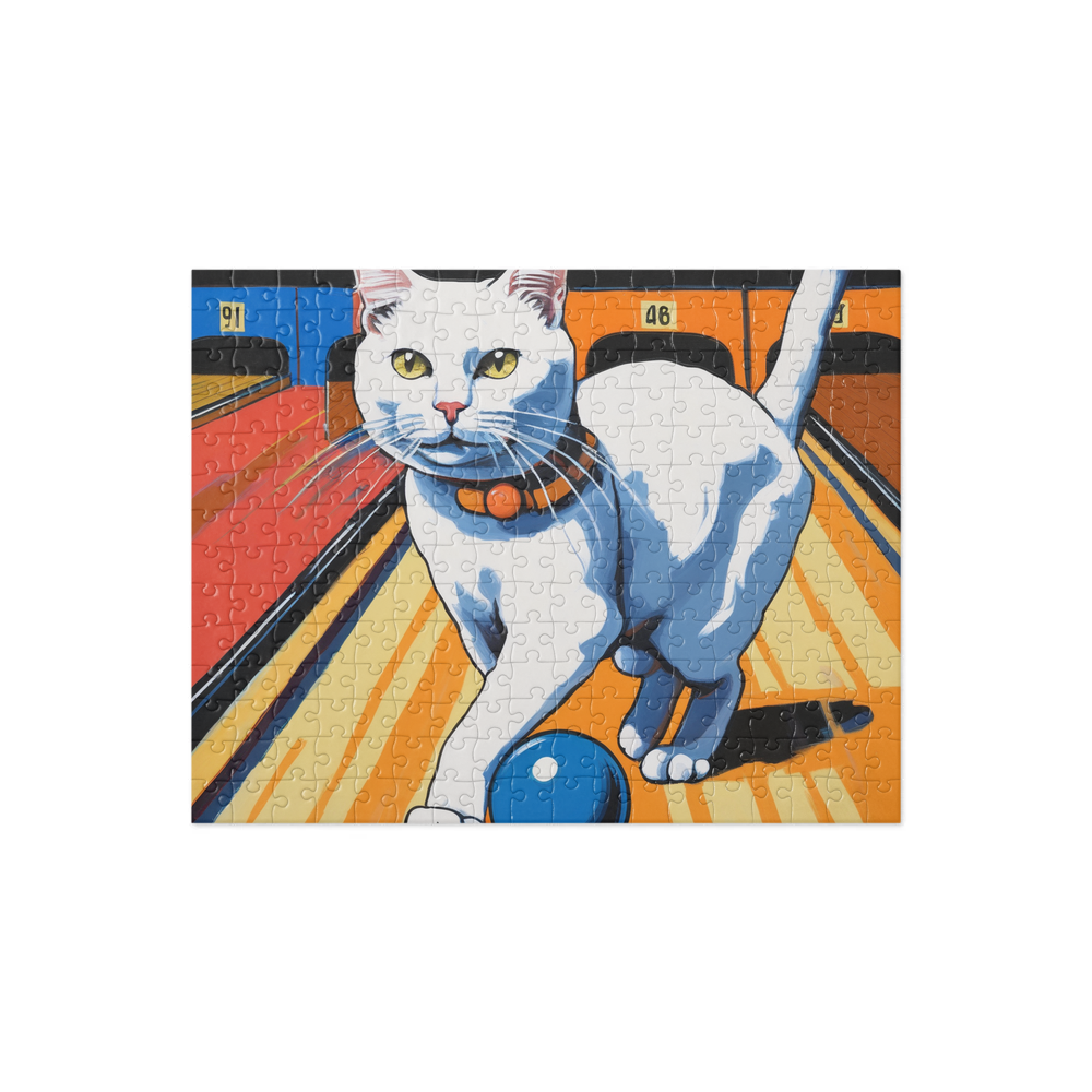 PugMug Custom White Companion Cat Jigsaw Puzzle