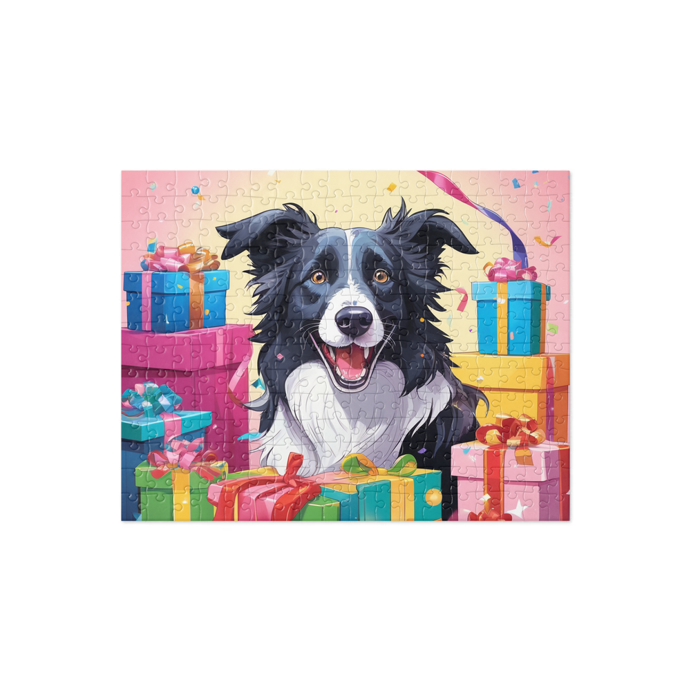 PugMug Custom Border Collie Jigsaw Puzzle