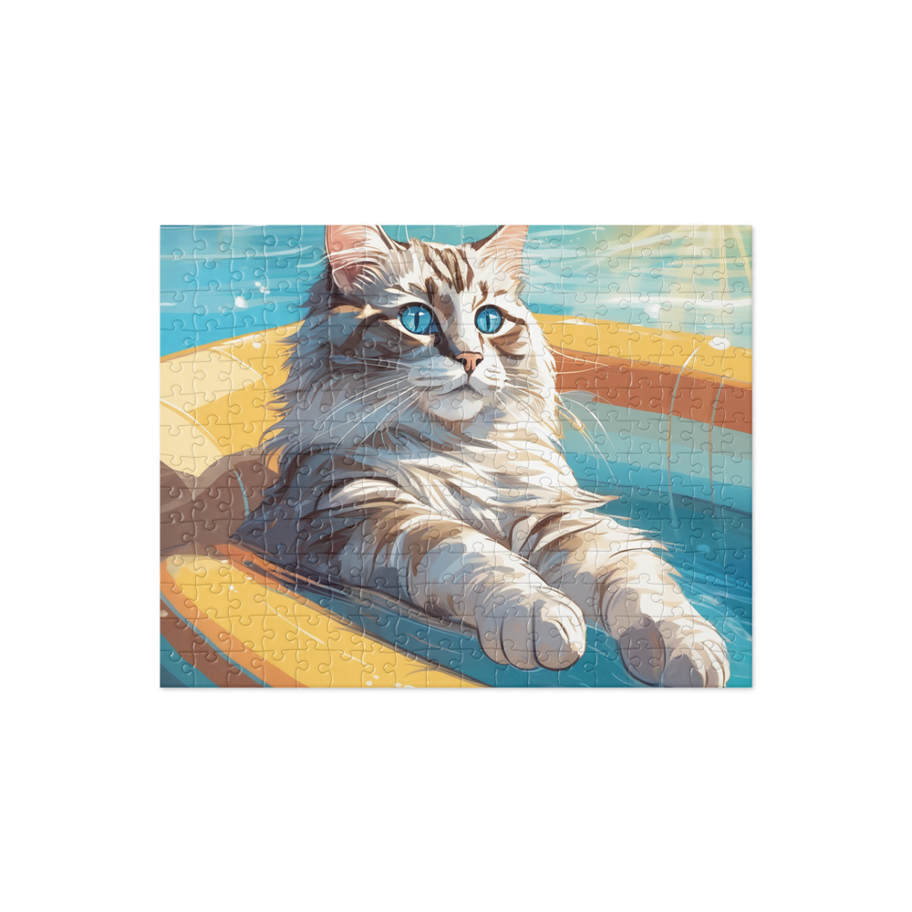 PugMug Custom Tabby Ragdoll Cat Jigsaw Puzzle