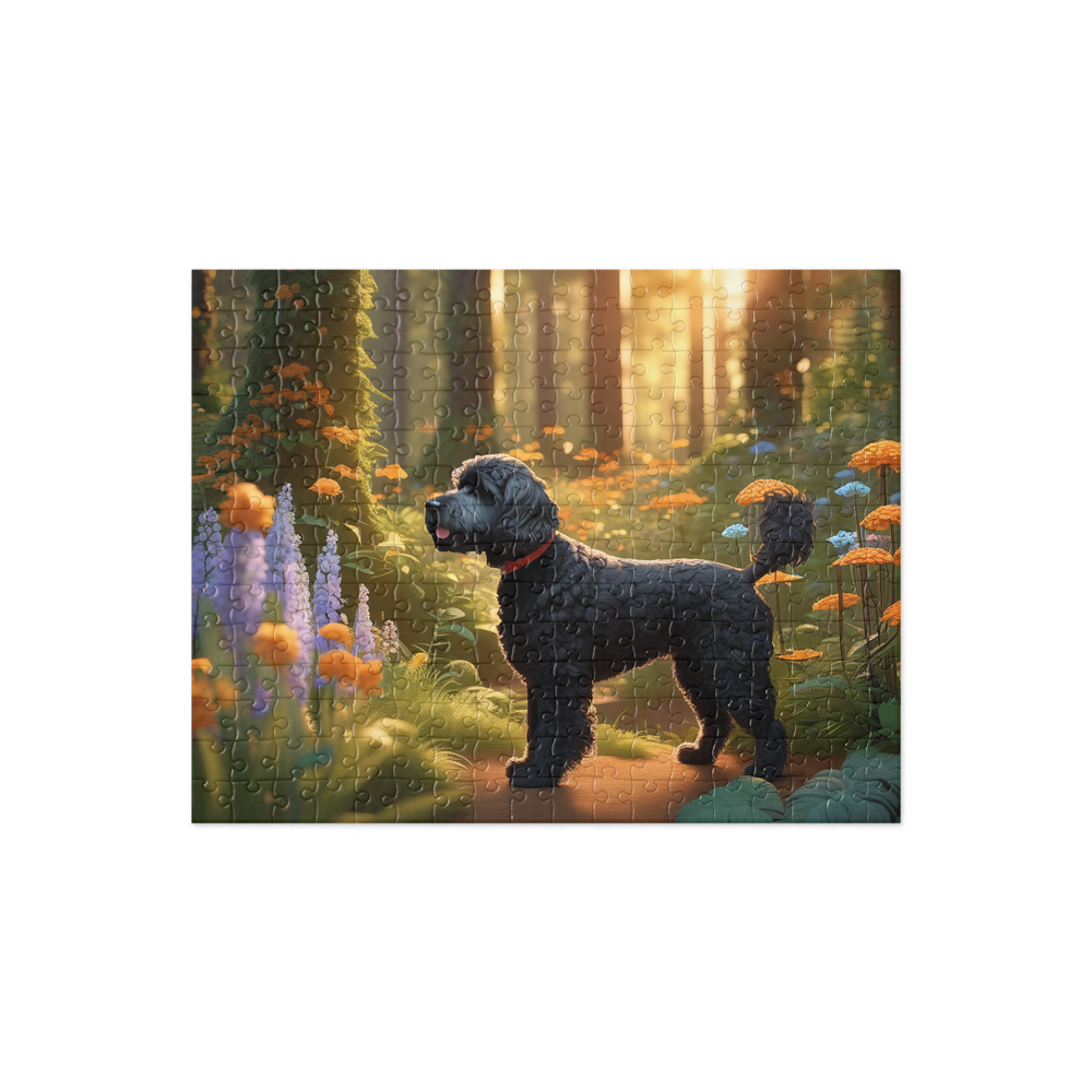 PugMug Custom Portuguese Water Dog Jigsaw Puzzle