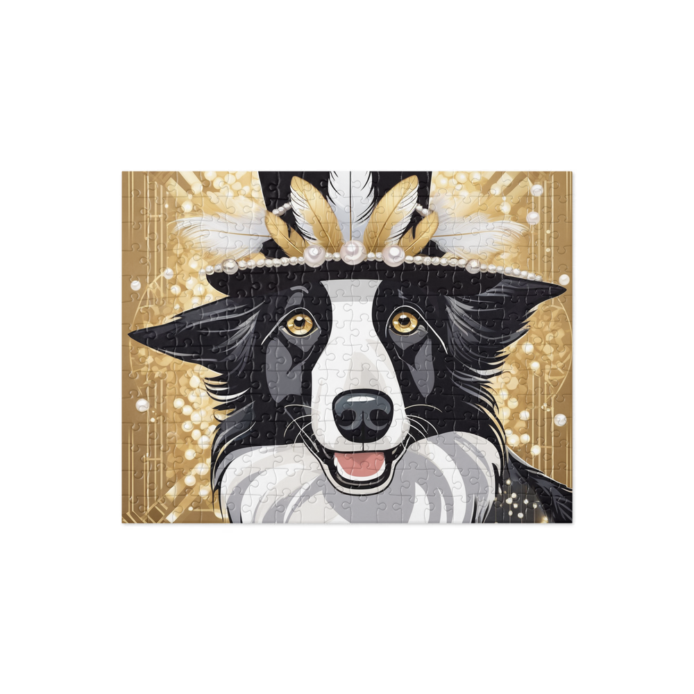 PugMug Custom Border Collie Jigsaw Puzzle