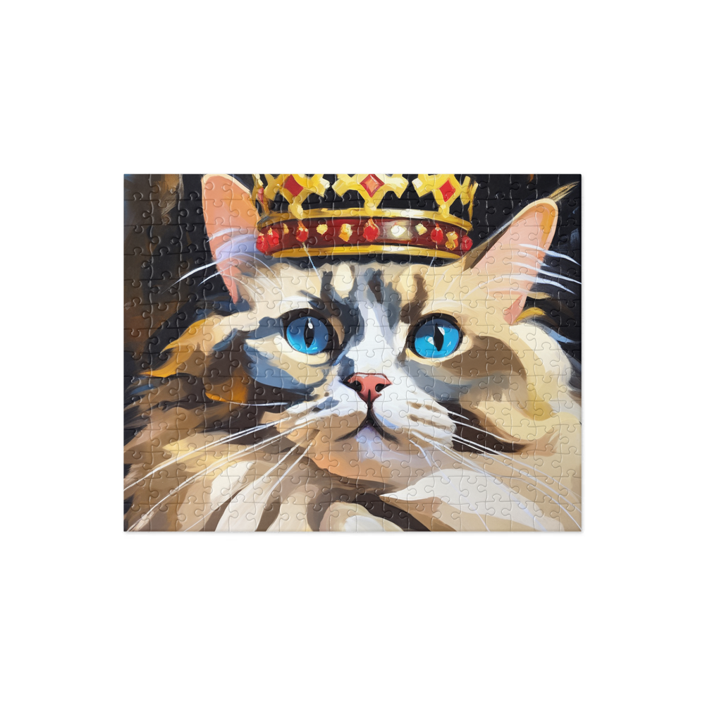 PugMug Custom Tabby Ragdoll Cat Jigsaw Puzzle