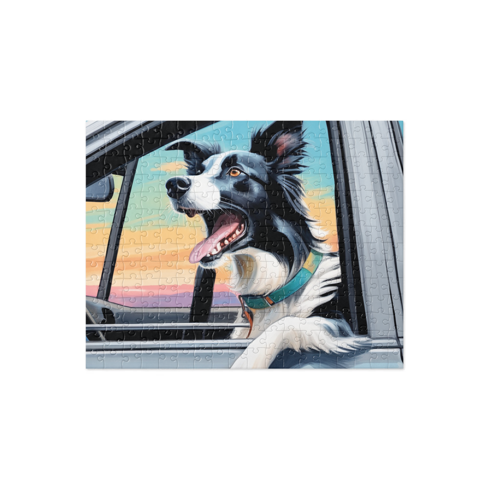 PugMug Custom Border Collie Jigsaw Puzzle