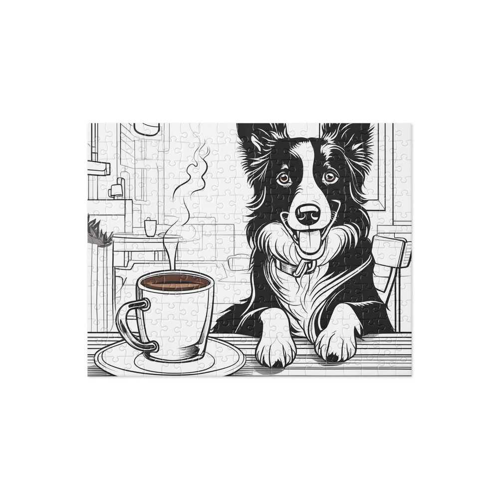 PugMug Custom Border Collie Jigsaw Puzzle