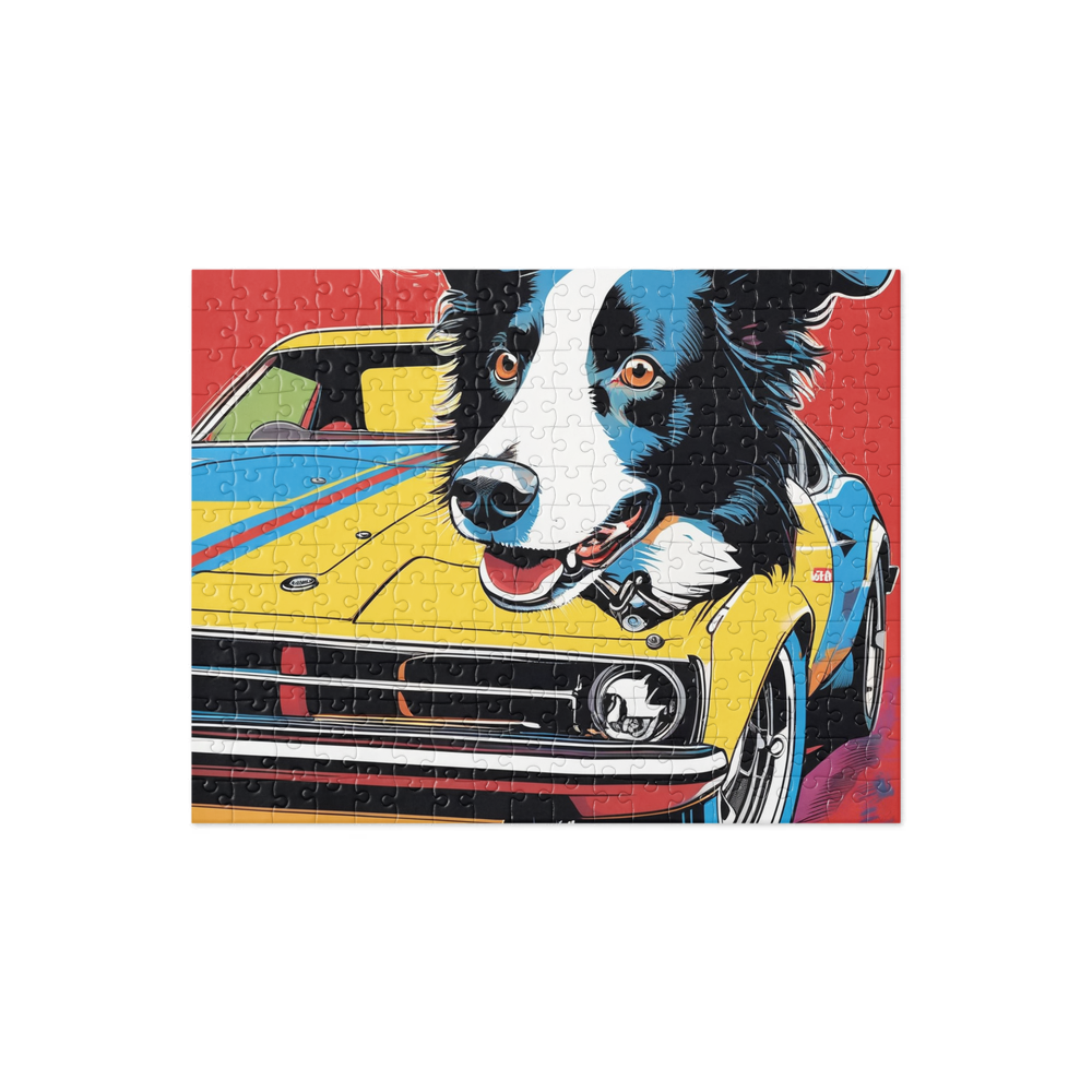 PugMug Custom Border Collie Jigsaw Puzzle