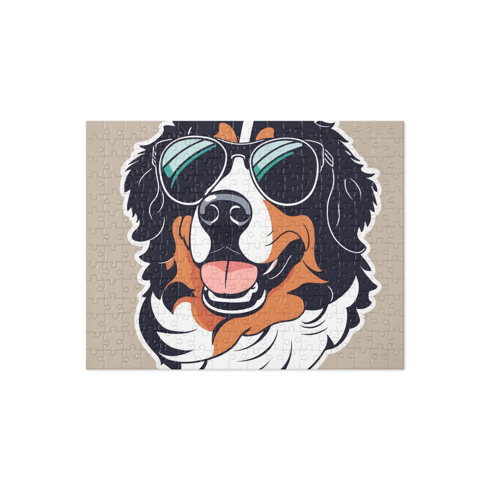 PugMug Custom Bernese Mountain Dog Jigsaw Puzzle