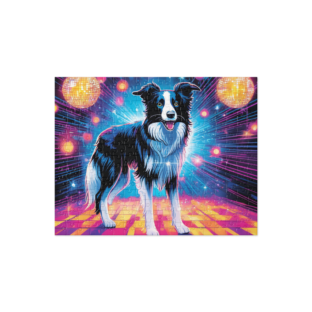 PugMug Custom Border Collie Jigsaw Puzzle
