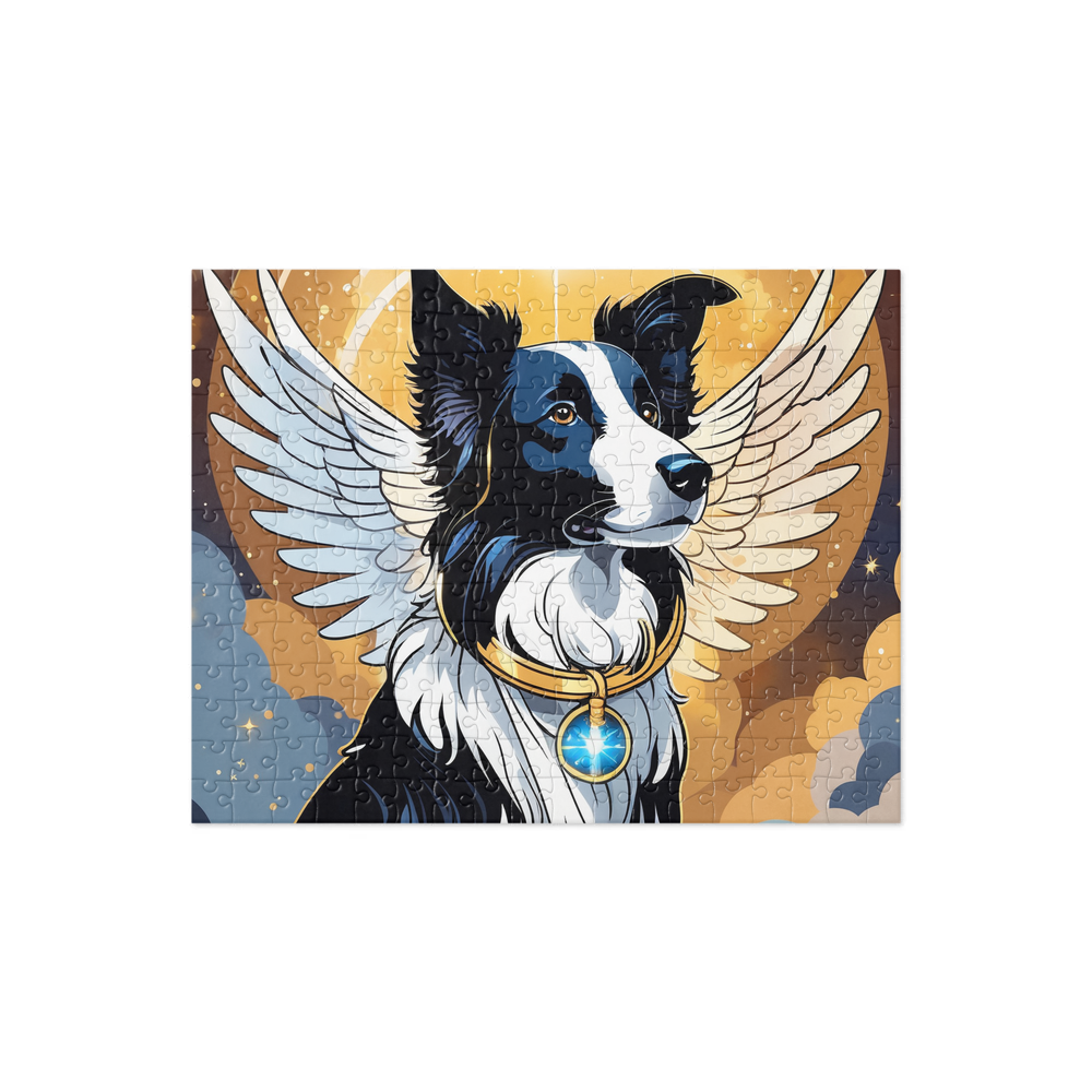 PugMug Custom Border Collie Jigsaw Puzzle