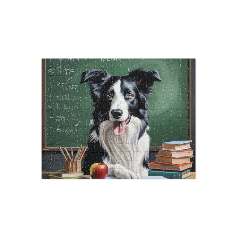 PugMug Custom Border Collie Jigsaw Puzzle