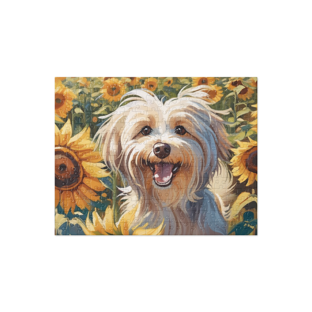 PugMug Custom Tan Havanese Dog Jigsaw Puzzle
