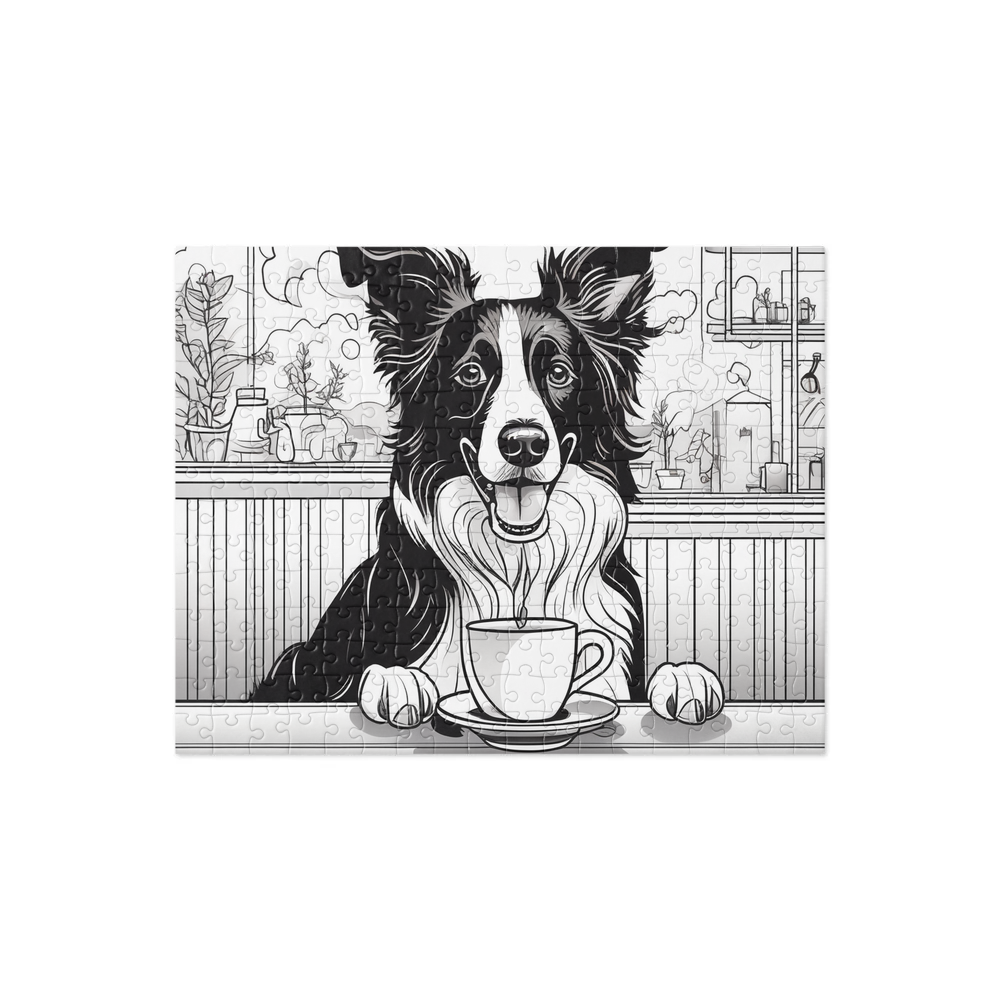 PugMug Custom Border Collie Jigsaw Puzzle
