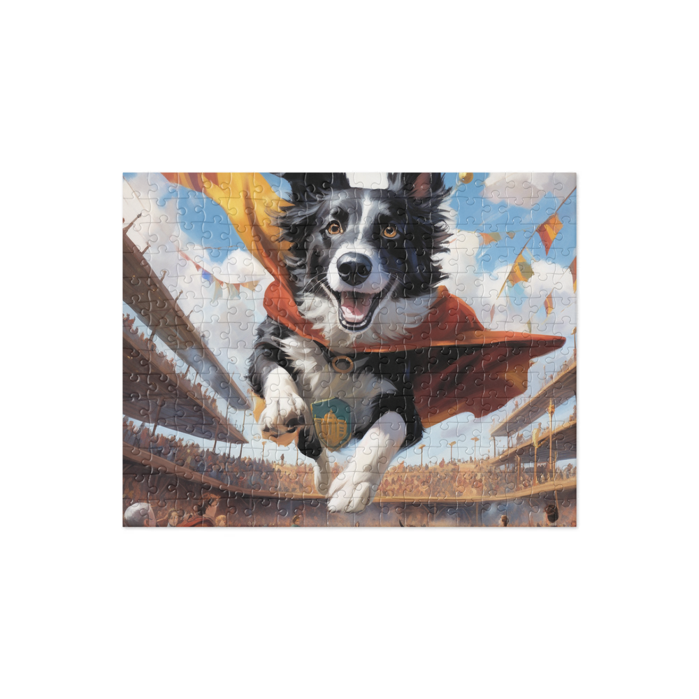 PugMug Custom Border Collie Jigsaw Puzzle