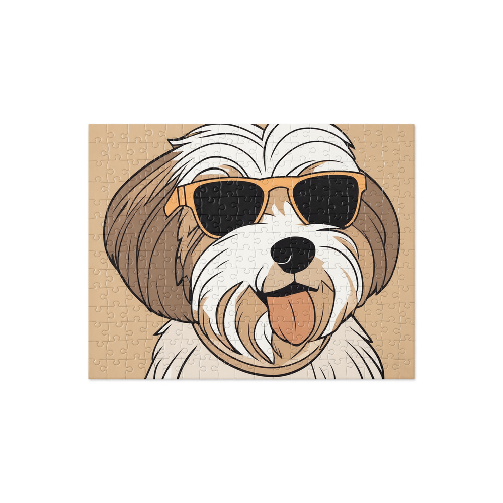 PugMug Custom Tan Havanese Dog Jigsaw Puzzle