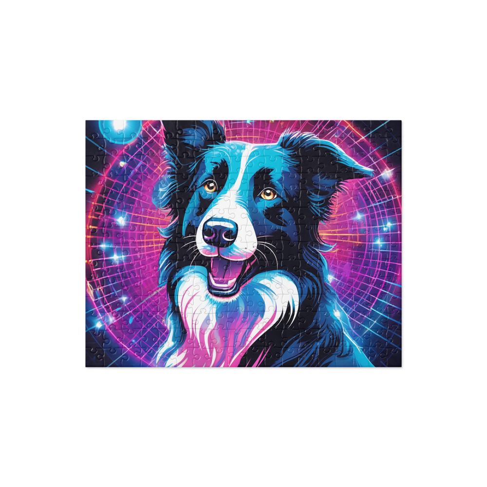 PugMug Custom Border Collie Jigsaw Puzzle