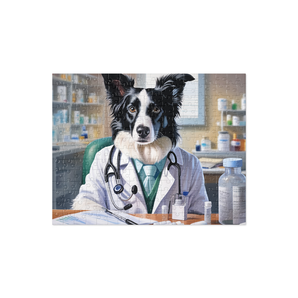 PugMug Custom Border Collie Jigsaw Puzzle
