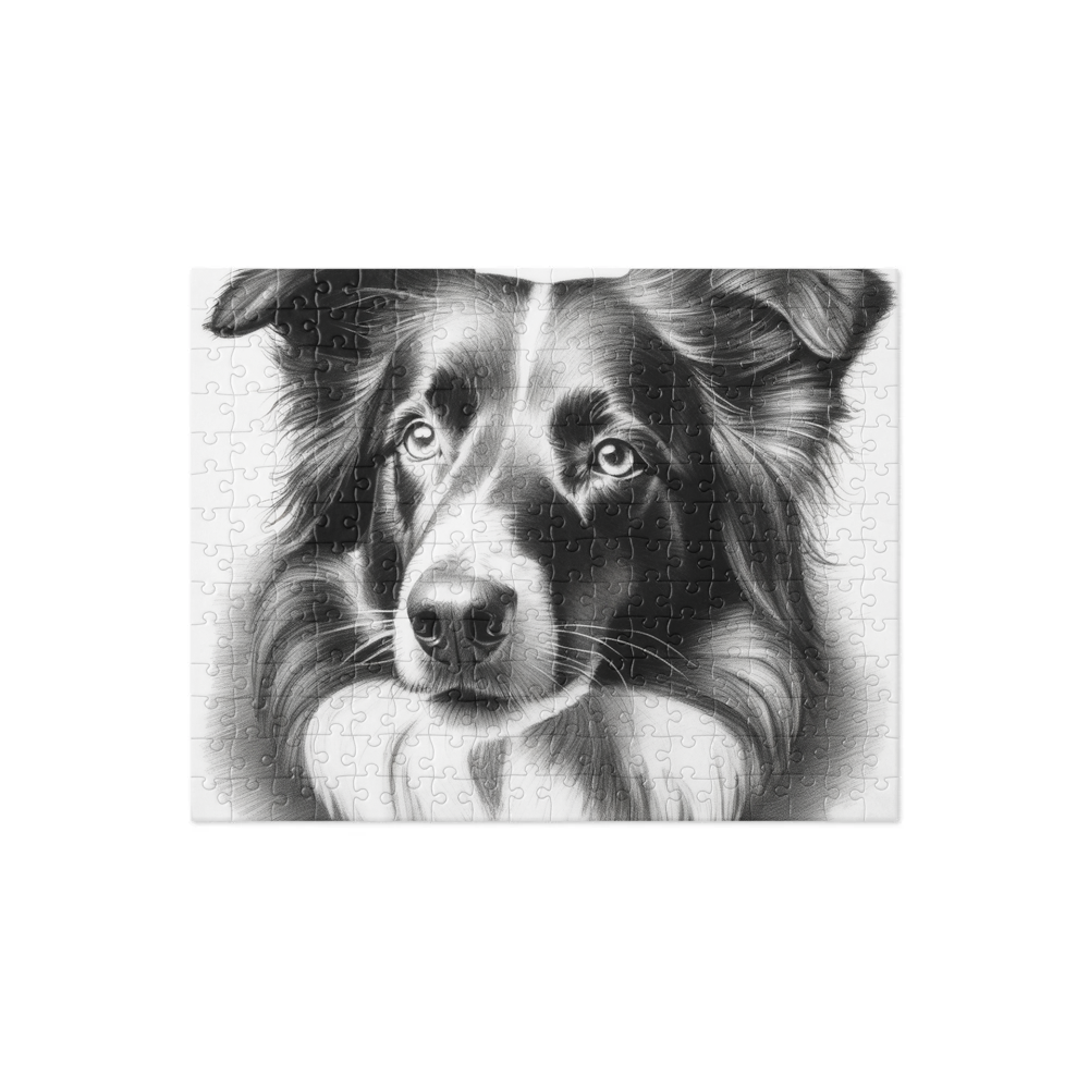 PugMug Custom Border Collie Jigsaw Puzzle