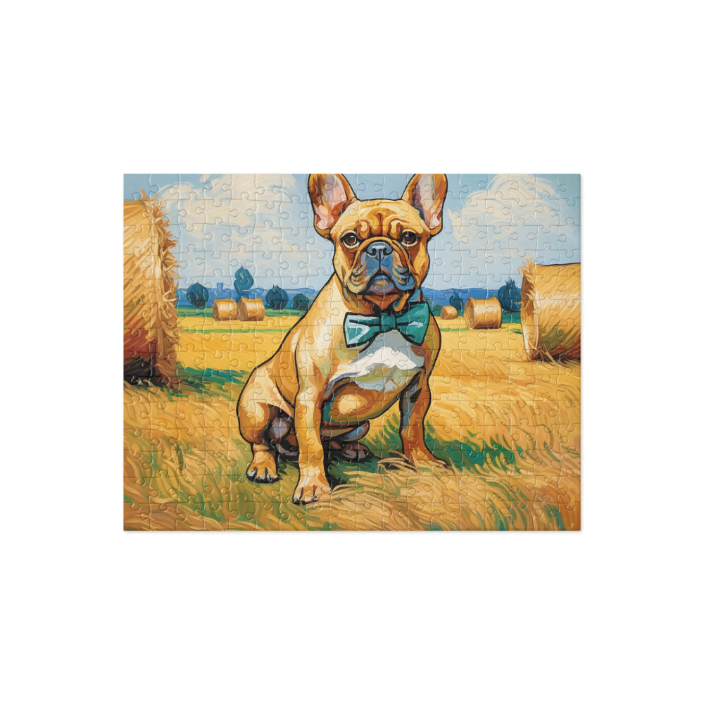 PugMug Custom Tan French Bulldog Jigsaw Puzzle
