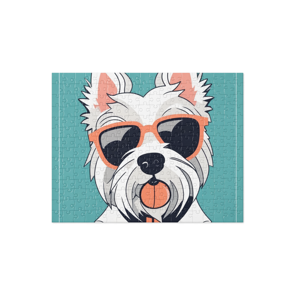 PugMug Custom West Highland White Terrier Jigsaw Puzzle