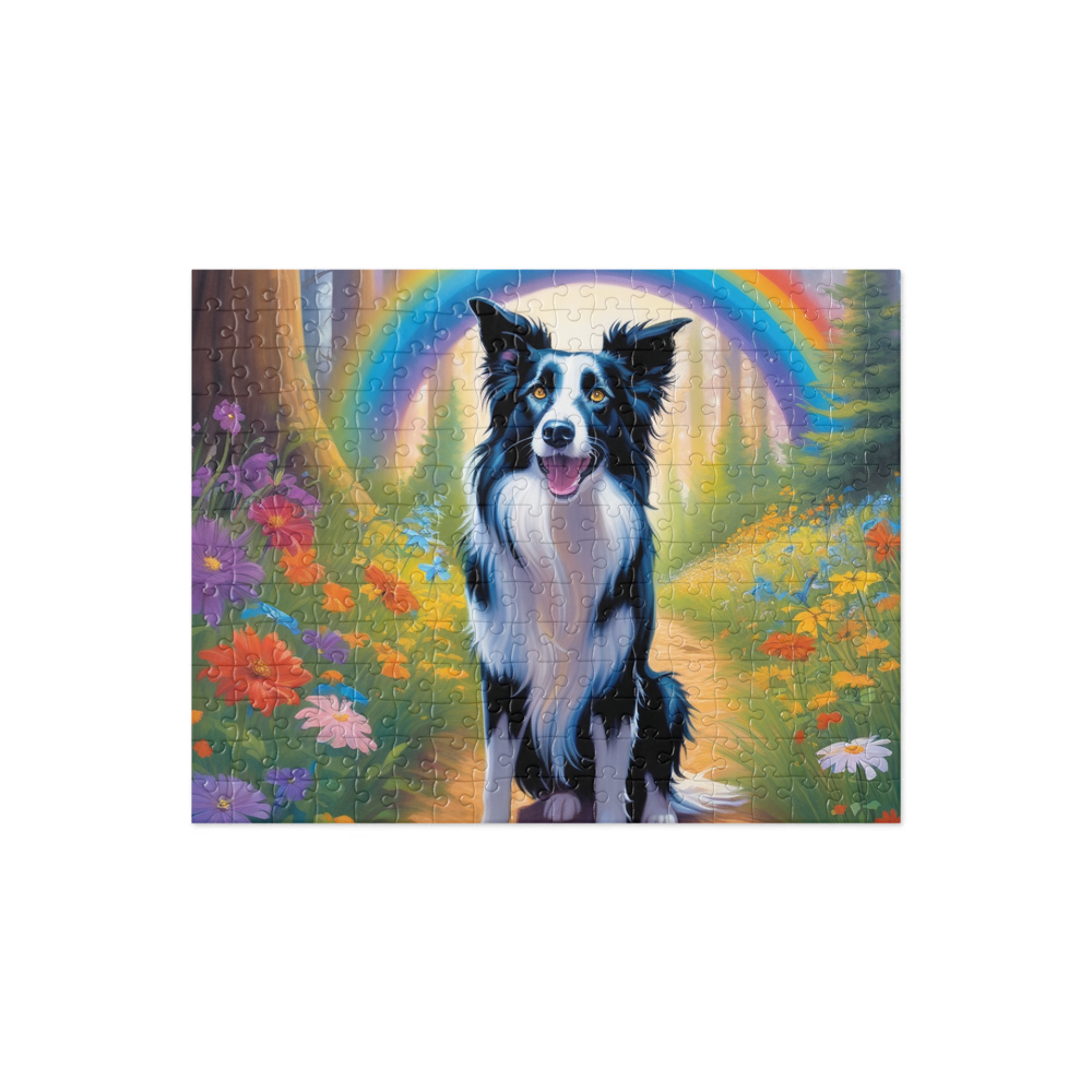 PugMug Custom Border Collie Jigsaw Puzzle