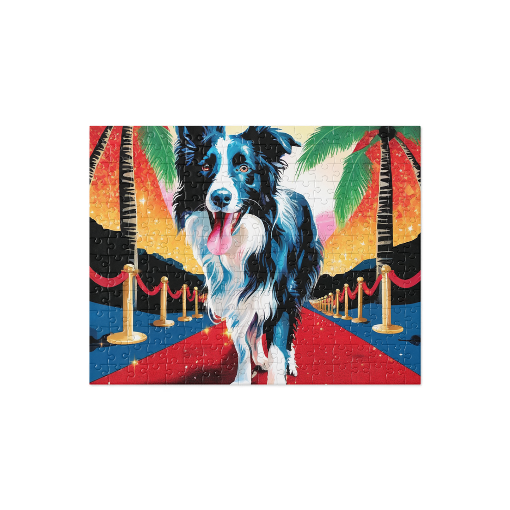 PugMug Custom Border Collie Jigsaw Puzzle
