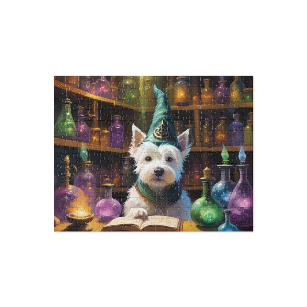 PugMug Custom West Highland White Terrier Jigsaw Puzzle