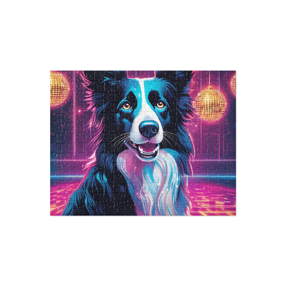 PugMug Custom Border Collie Jigsaw Puzzle