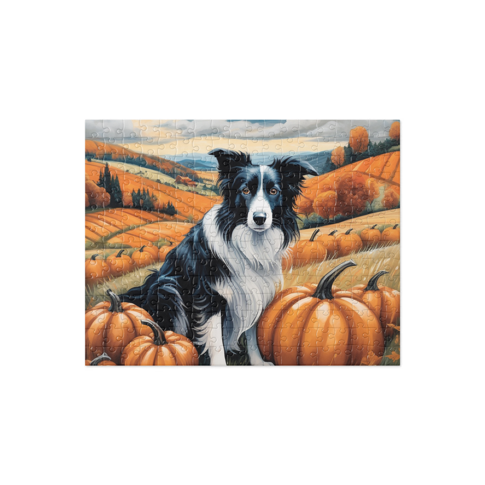 PugMug Custom Border Collie Jigsaw Puzzle