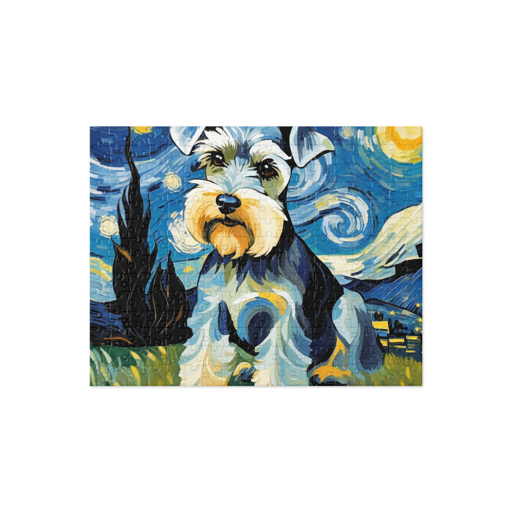PugMug Custom Miniature Schnauzer Jigsaw Puzzle