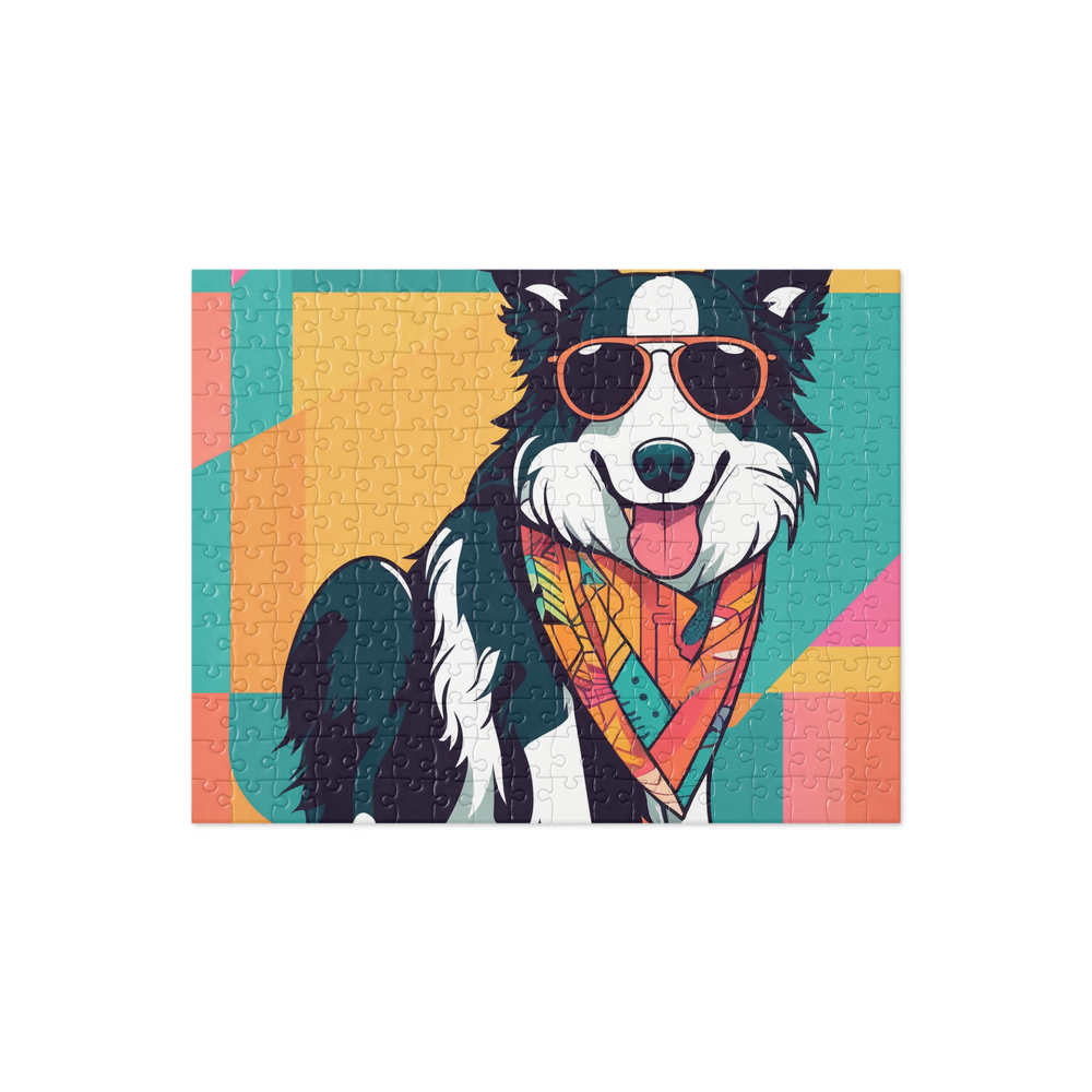 PugMug Custom Border Collie Jigsaw Puzzle