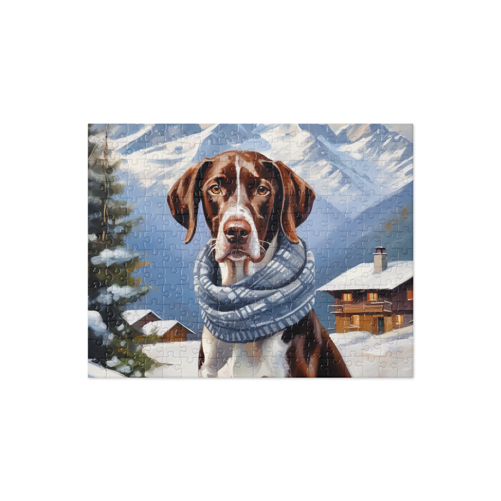 PugMug Custom Pointer Dog Jigsaw Puzzle