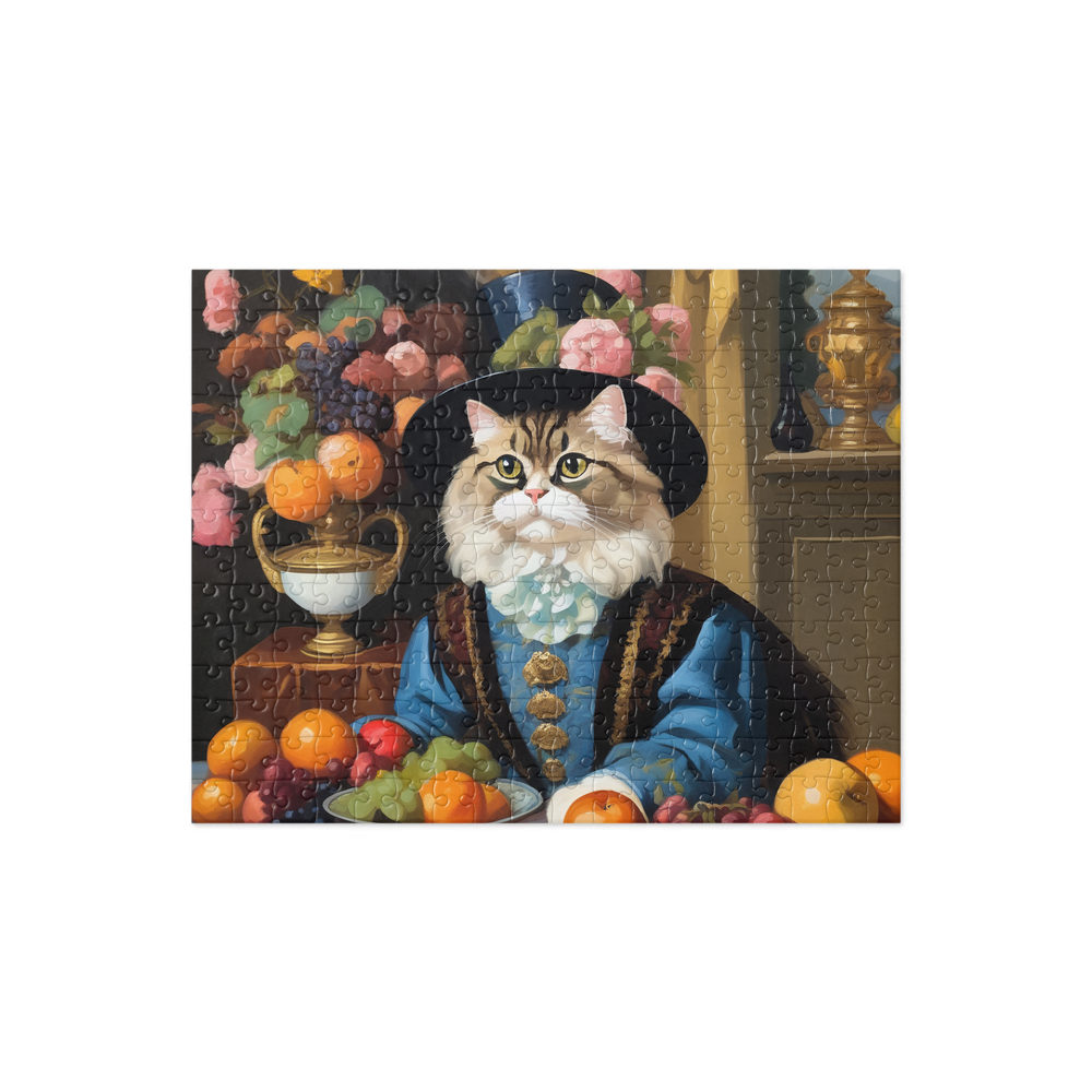 PugMug Custom Tabby Persian Cat Jigsaw Puzzle