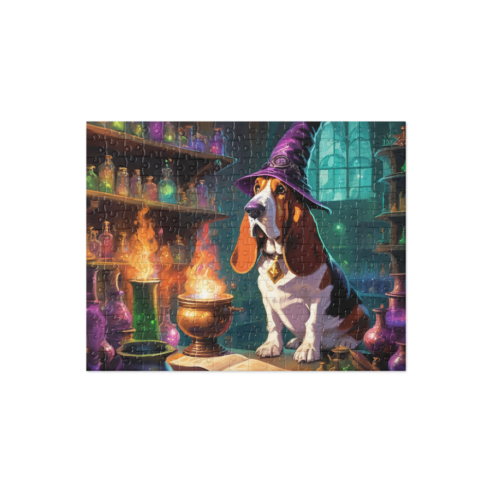 PugMug Custom Basset Hound Jigsaw Puzzle