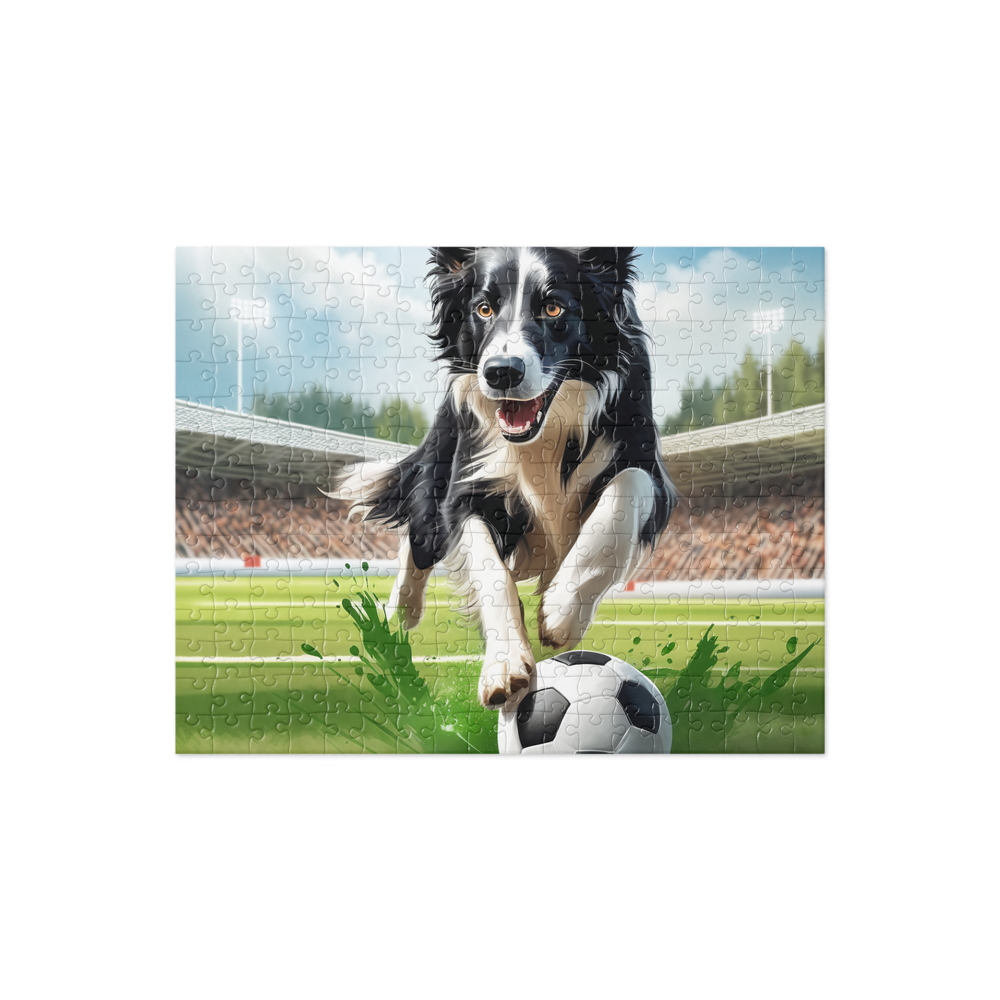 PugMug Custom Border Collie Jigsaw Puzzle
