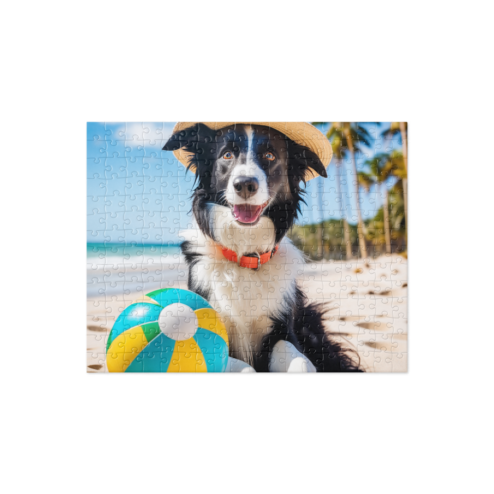PugMug Custom Border Collie Jigsaw Puzzle