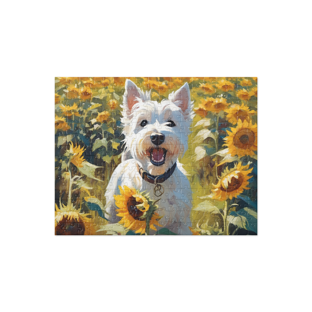 PugMug Custom West Highland White Terrier Jigsaw Puzzle