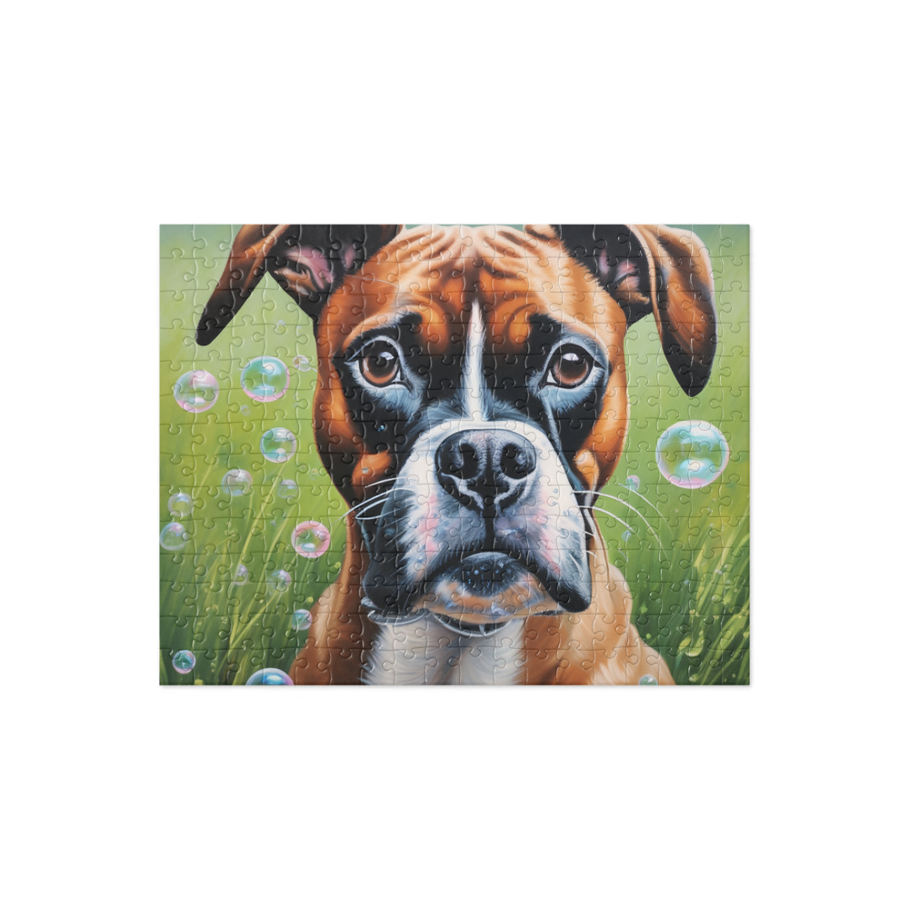 PugMug Custom Boxer Dog Jigsaw Puzzle
