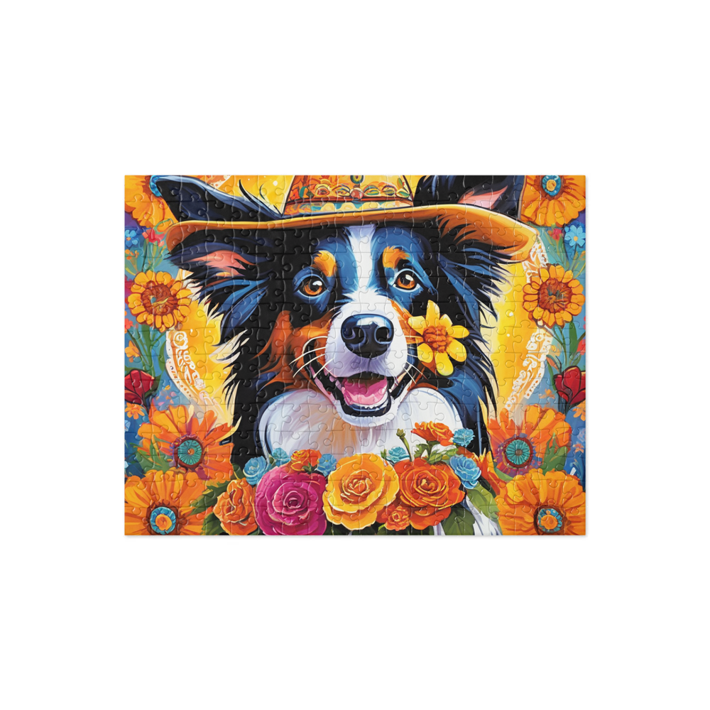 PugMug Custom Border Collie Jigsaw Puzzle