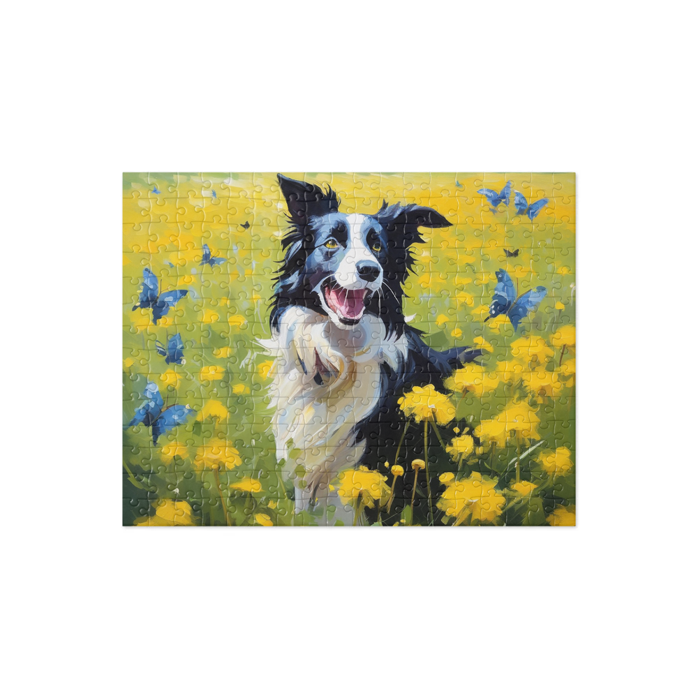 PugMug Custom Border Collie Jigsaw Puzzle