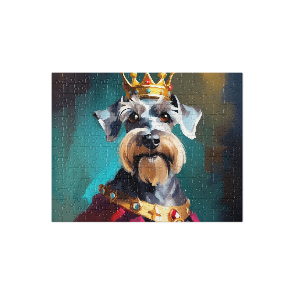 PugMug Custom Miniature Schnauzer Jigsaw Puzzle