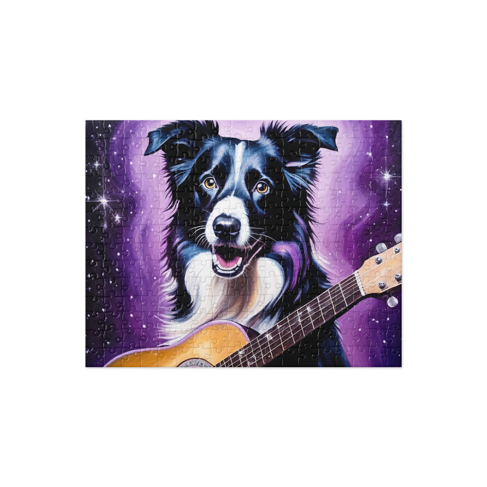 PugMug Custom Border Collie Jigsaw Puzzle