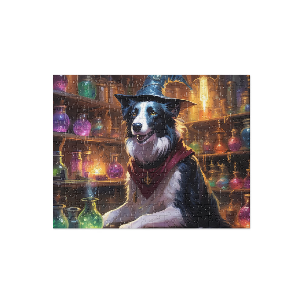PugMug Custom Border Collie Jigsaw Puzzle