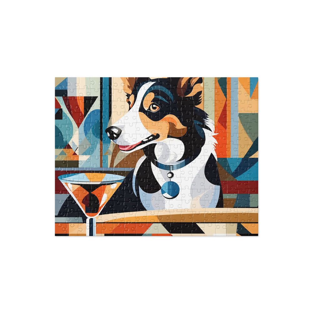 PugMug Custom Border Collie Jigsaw Puzzle