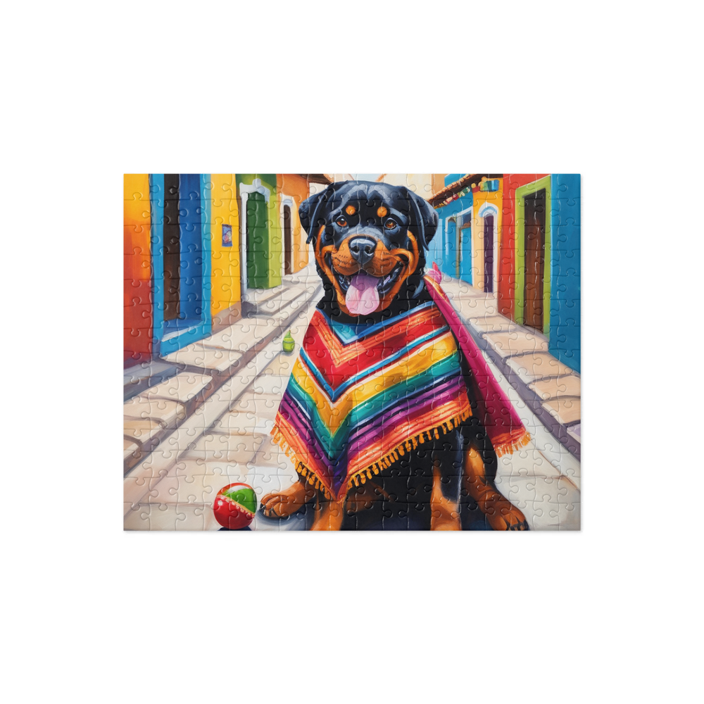 PugMug Custom Rottweiler Jigsaw Puzzle
