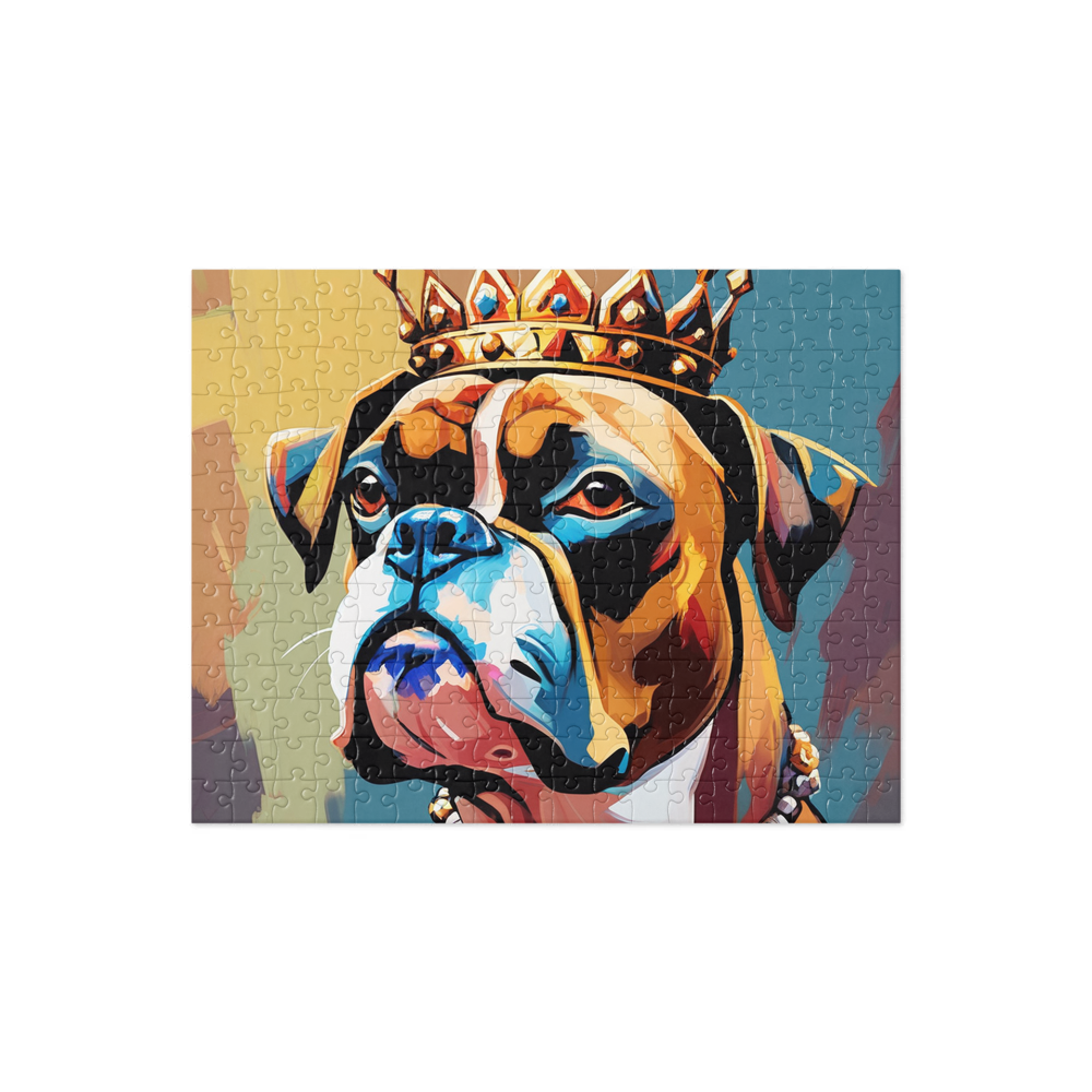 PugMug Custom Boxer Dog Jigsaw Puzzle