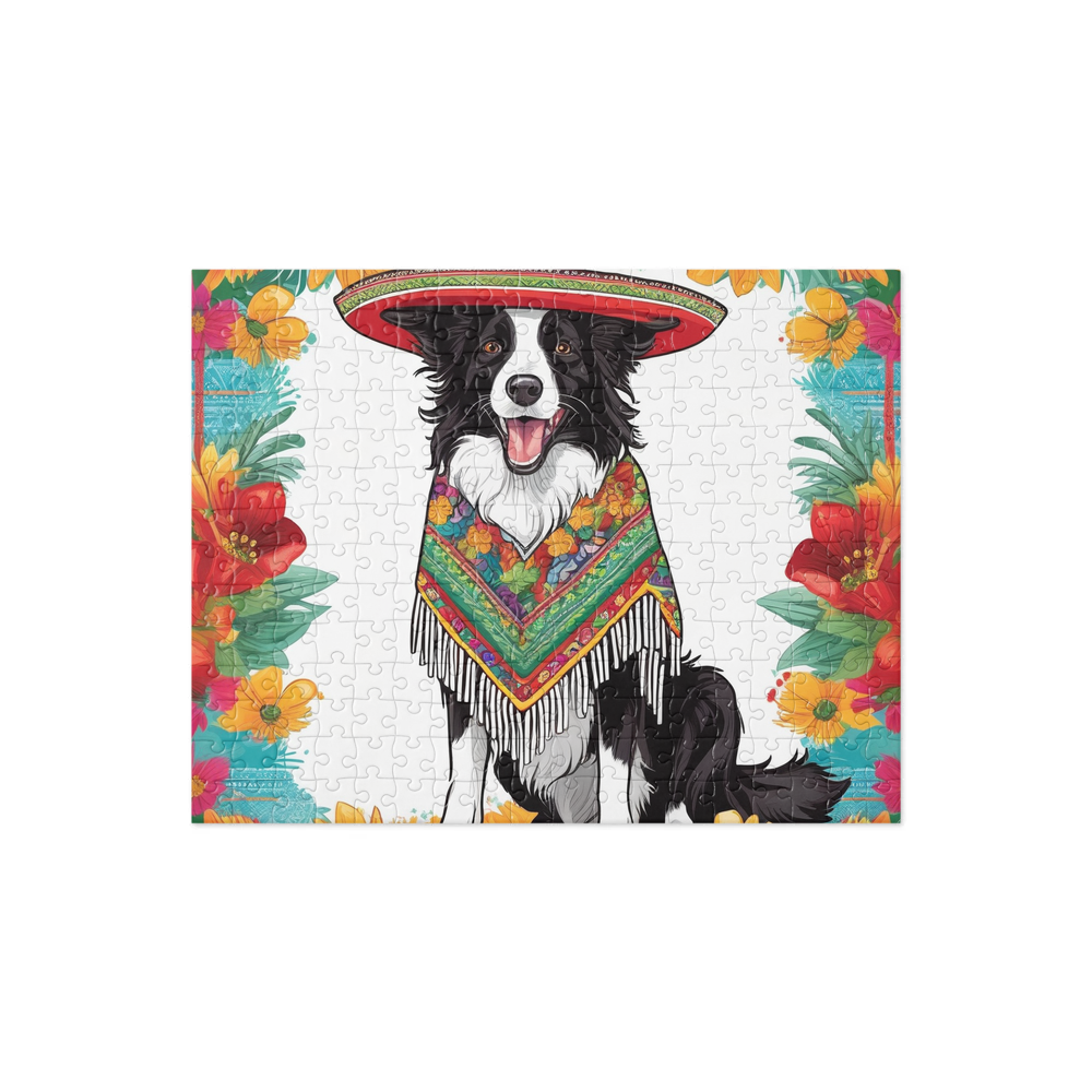 PugMug Custom Border Collie Jigsaw Puzzle