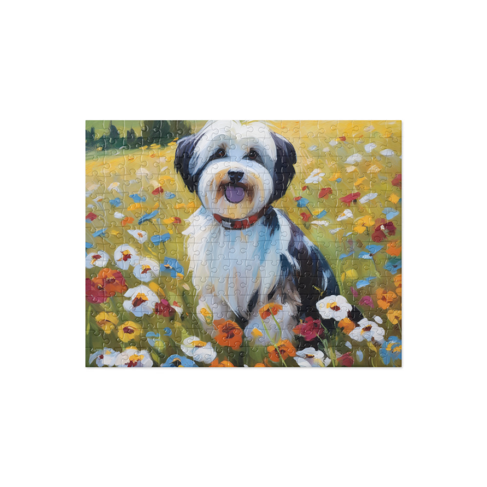 PugMug Custom Black-and-white Havanese Dog Jigsaw Puzzle
